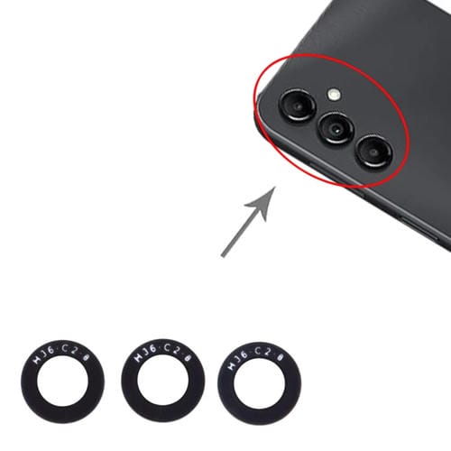 Lente de Câmara Traseira Samsung Galaxy A14 SM-A145F (10 Peças)