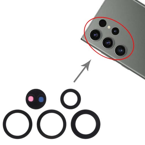 Lente de Cámara Trasera Samsung Galaxy S23 Ultra SM-S918B (10 Piezas)