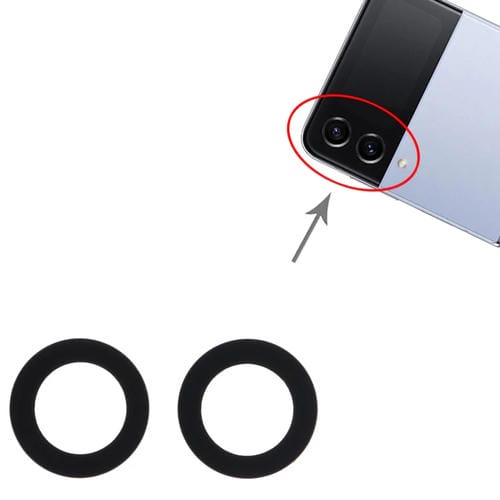 Rear Camera Lens Samsung Galaxy Z Flip4 SM-F721B (10 Pieces)