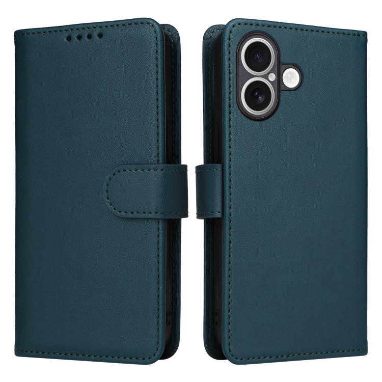 Funda BETOPNICE BN-005 2 en 1 desmontable de imitación de cuero genuino para iPhone 17 (azul)