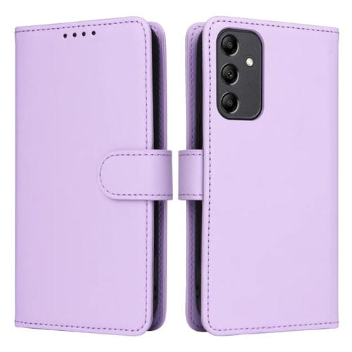 Funda de teléfono Betopnice Bn-005 para Samsung Galaxy A15 2 en 1 Cuero Genuino de Imitación Desmontable (Púrpura Claro)
