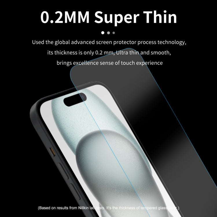 Película de Vidrio Templado Nillkin H + Pro para iPhone 15 0,2mm 9H a Prueba de Explosiones - MOVILSTORE
