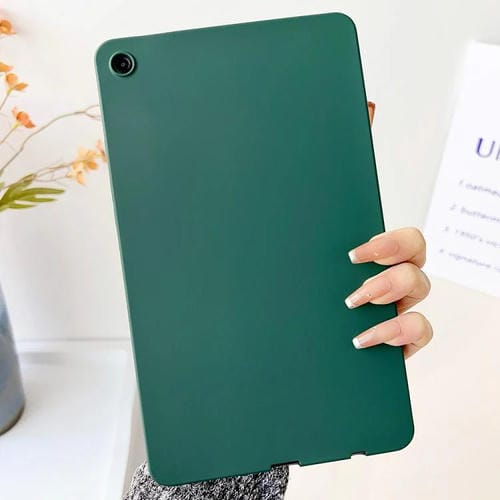 Funda TPU para Tablet Samsung Galaxy Tab A9+ (2023) X210 con Aceite en Aerosol (Verde Oscuro)