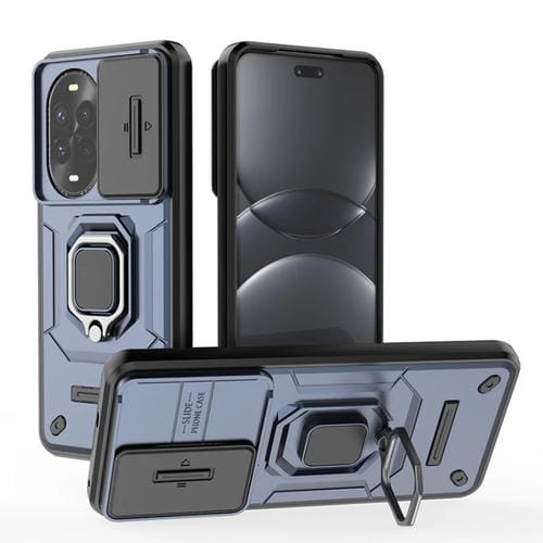 Funda Huawei Nova 13 Pro 5G con Soporte y Carcasa Deslizante TPU + PC (Azul)