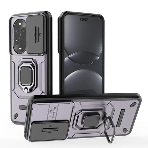 Funda Huawei Nova 13 Pro 5G con Soporte y Carcasa Deslizante TPU + PC (Morado)