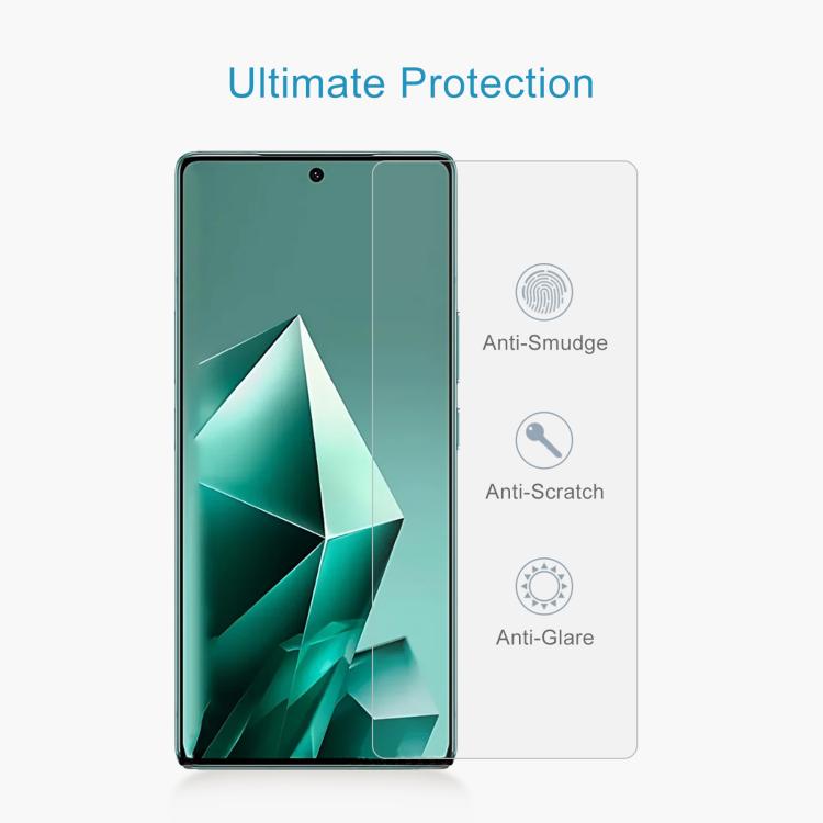 Película de Vidrio Templado para Infinix Note 50 4G 10 Piezas 0,26mm 9H 2.5D