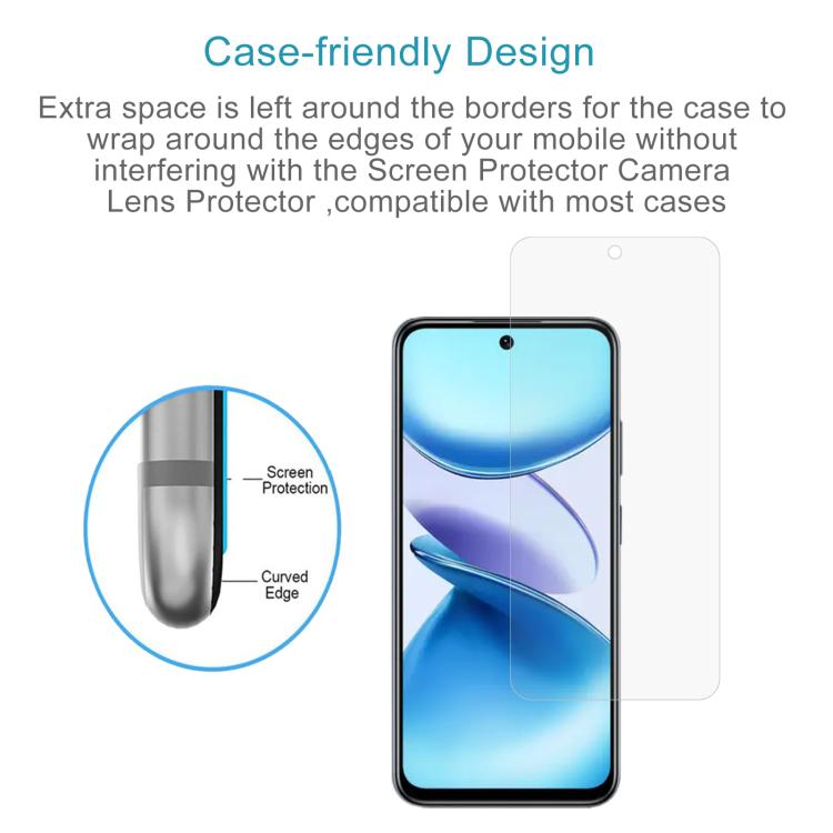 Película de Vidrio Templado 9H 2.5D 0,26mm para Infinix Smart 9 HD 50 Unidades