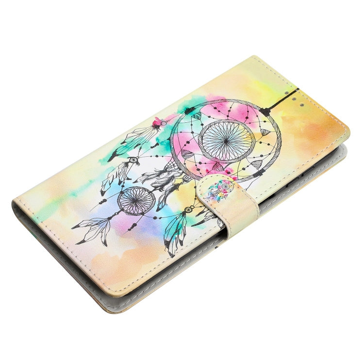 Funda de Cuero para Huawei Mate 60 Pro con Dibujo Coloreado Atrapasueños