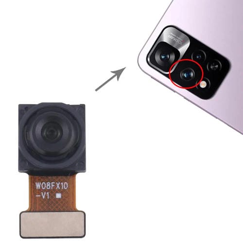 Cámara ancha original para Xiaomi Redmi Note 11E Pro 5G