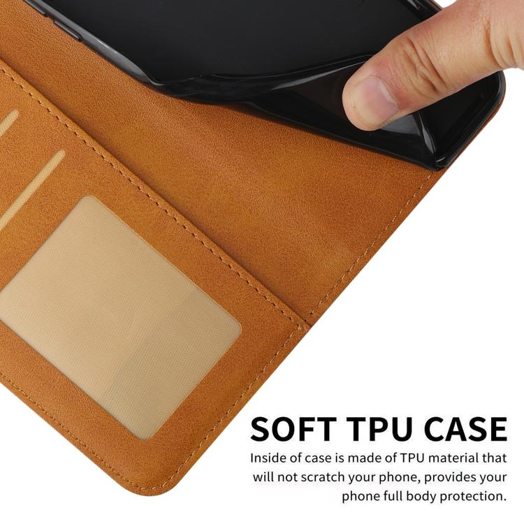 Funda de Cuero con Textura de Becerro y Hebilla para Teléfono Itel S25 Ultra (Amarillo)