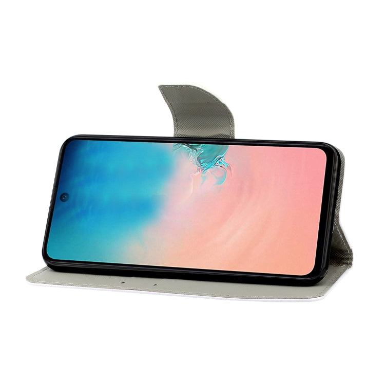 Estuche de Cuero Samsung Galaxy Note 20 con Tapa Horizontal, Soporte, Ranuras para Tarjetas y Billetera (Mármol)