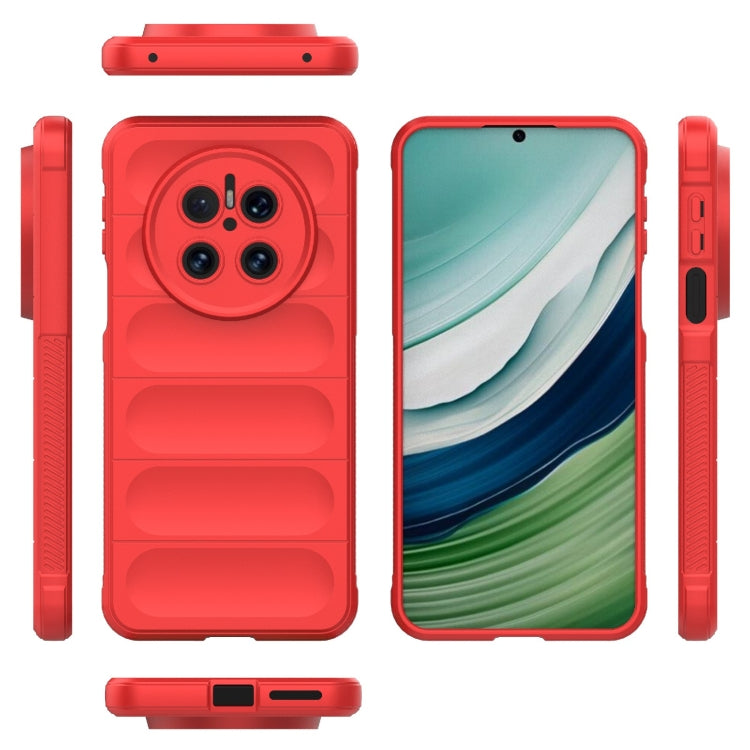 Funda TPU + Franela con Protección Mágica para Huawei Mate 70 5G (Roja)