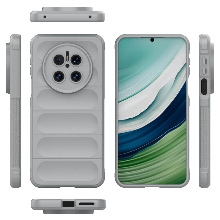 Funda TPU + Franela con Protección Mágica para Huawei Mate 70 5G (Gris)