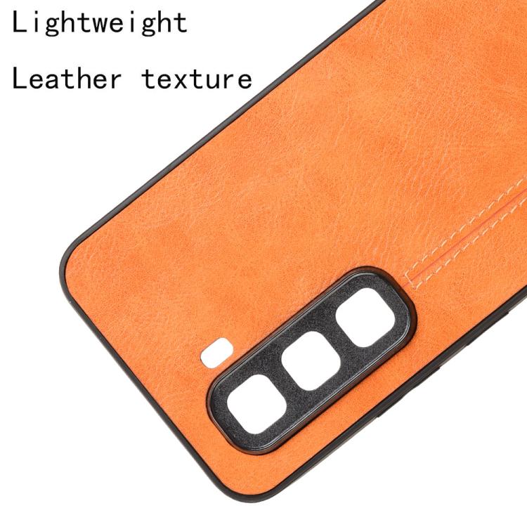 Funda para Teléfono Infinix Hot 50 Pro+ 4G con Estampado de Vaca (Naranja)