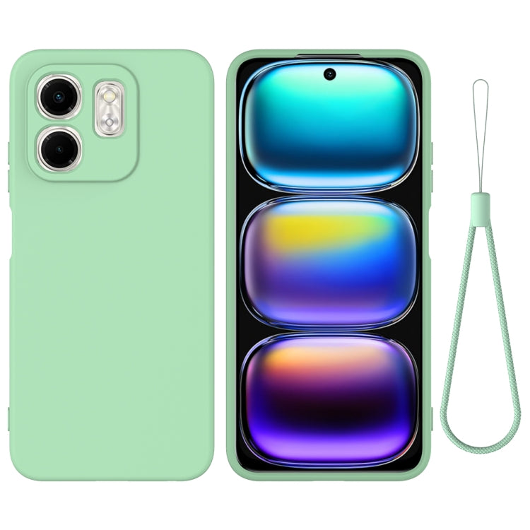 Funda para Teléfono Silicona Líquida Infinix Smart 9 Cobertura Total (Verde)