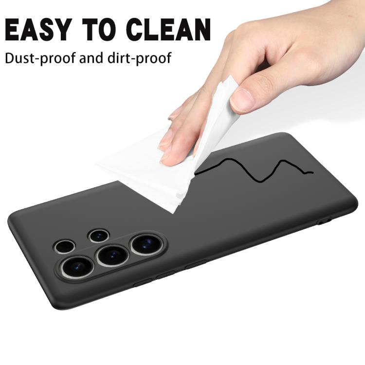 Funda Silicona Líquida Itel S25 Cobertura Total (Negra)