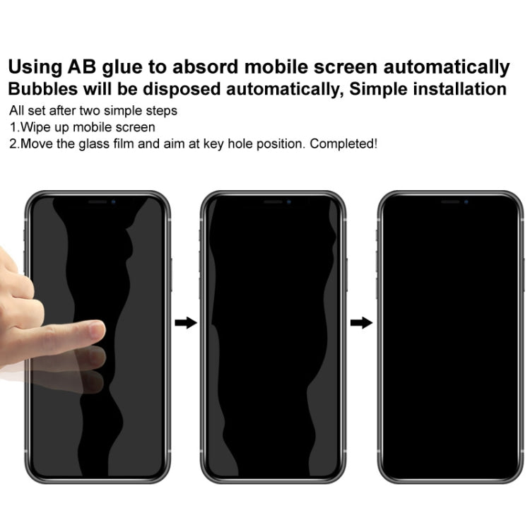 Película Protectora de Vidrio Templado Imak para iPhone 15 Antiespía Pantalla Completa - MOVILSTORE