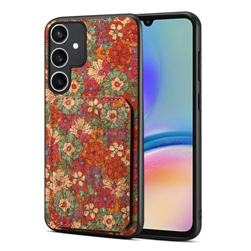 Funda para Teléfono Samsung Galaxy A05S con Ranura para Tarjeta Dual (Rojo)