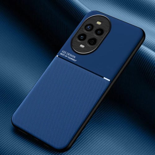 Funda híbrida TPU y Policarbonato Huawei Nova 13 Pro con diseño magnético y tira inclinable (Azul)