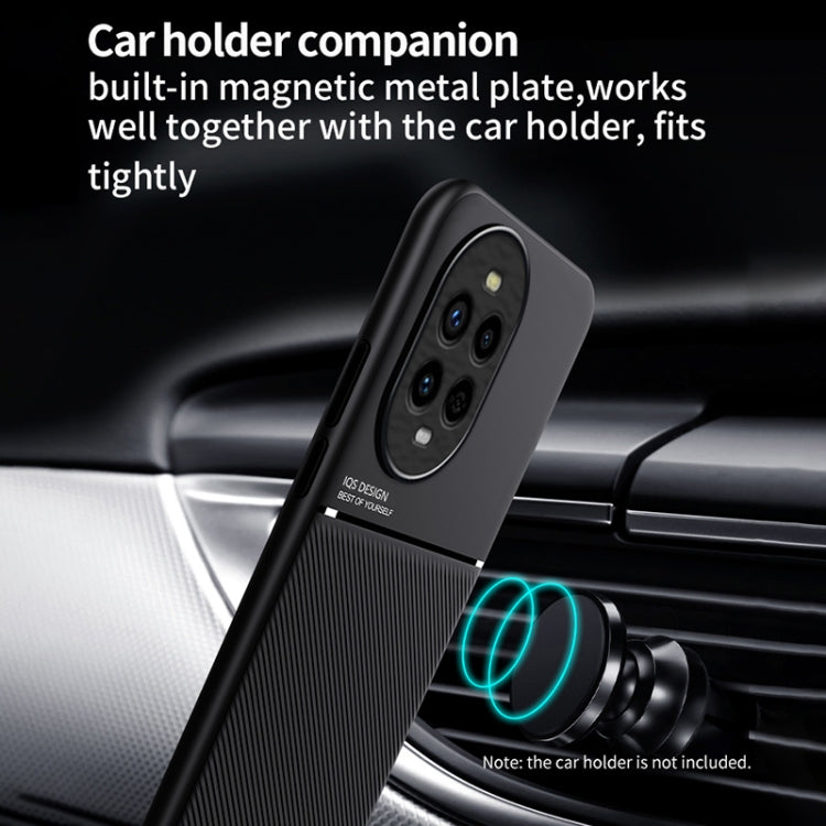 Funda híbrida TPU y Policarbonato Huawei Nova 13 Pro con diseño magnético y tira inclinable (Azul)