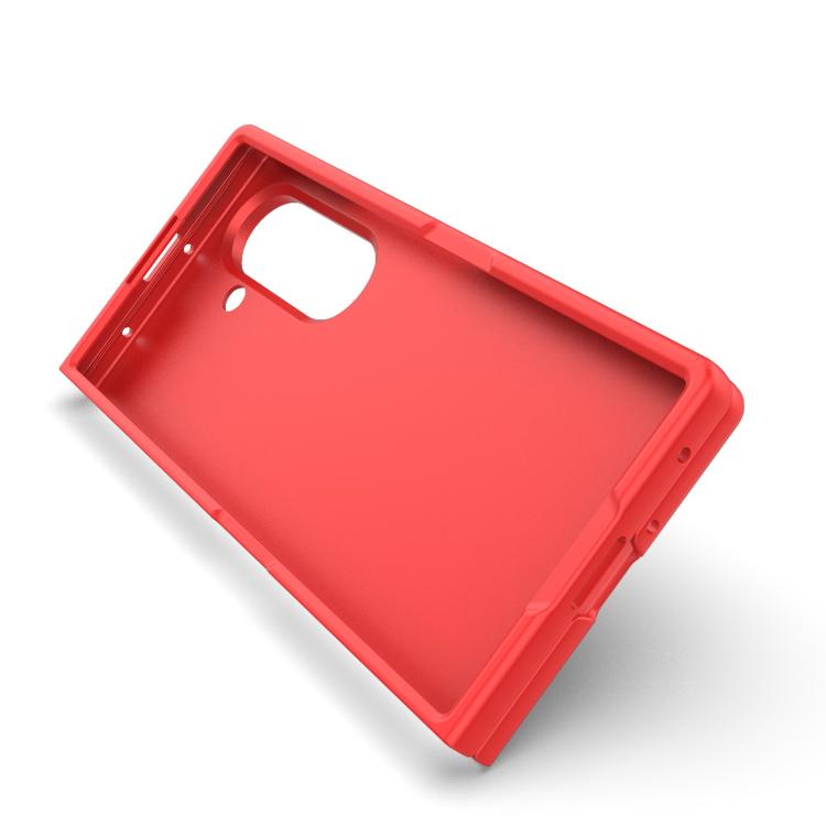 Funda plegable de PC a prueba de golpes para Samsung Galaxy Z Fold7 5G Magic Shield (rojo vino)