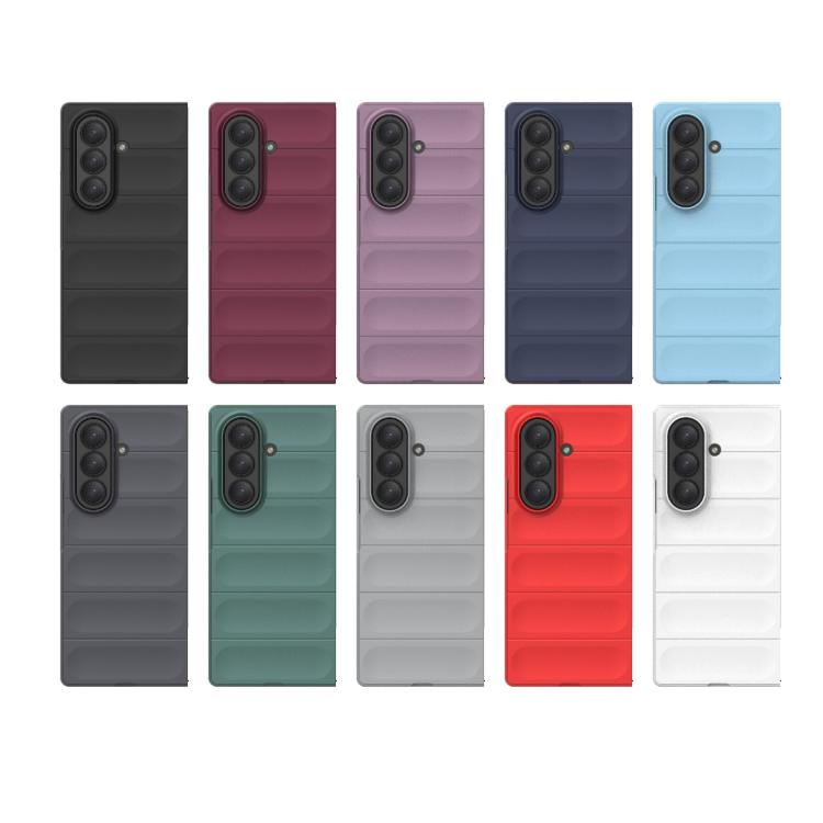 Funda plegable de PC a prueba de golpes para Samsung Galaxy Z Fold7 5G Magic Shield (blanca)