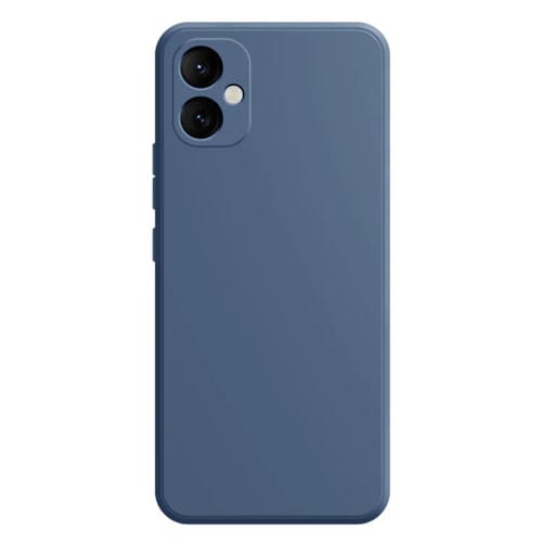 Funda para Teléfono Samsung Galaxy A05 Silicona Líquida de Imitación (Gris)