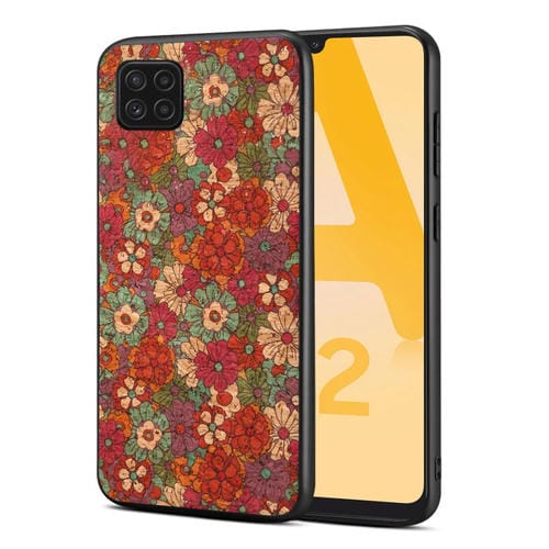 Funda para Teléfono Samsung Galaxy A22 Four Seasons Flower Language Series TPU (Rojo Verano)