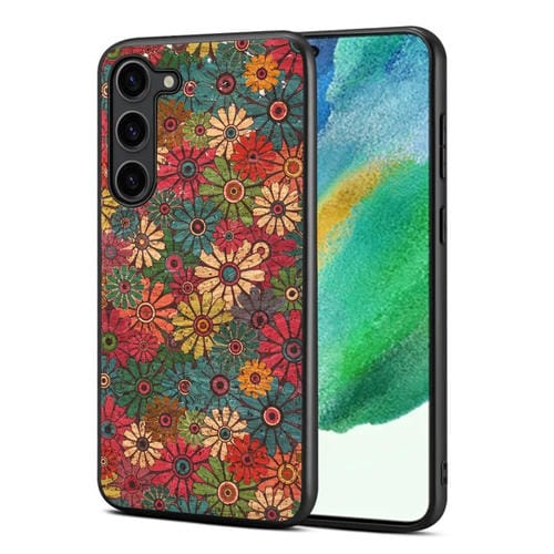 Funda para Teléfono Samsung Galaxy S21 FE 5G Four Seasons Flower Language TPU (Verde Primavera)