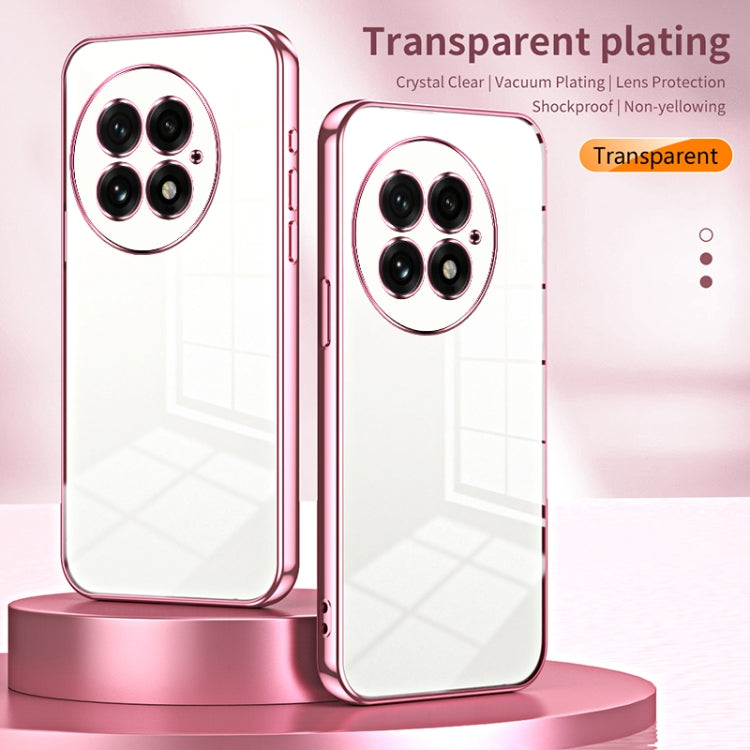 Funda para Teléfono OnePlus 13 con Orificios Finos y Revestimiento Transparente (Plateada)