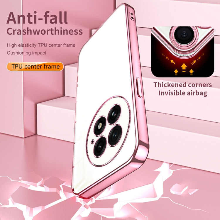 Funda para Teléfono OnePlus 13 con Orificios Finos y Revestimiento Transparente (Plateada)