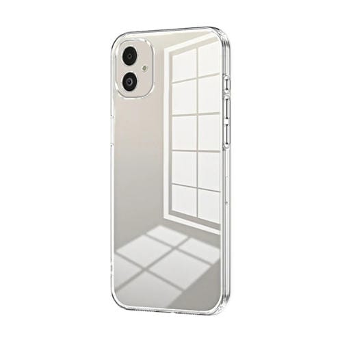 Funda para Teléfono Samsung Galaxy F14 5G Orificio Fino Revestimiento Transparente (Transparente)