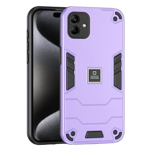 Funda para Teléfono Samsung Galaxy A04 2 En 1 a Prueba de Golpes (Púrpura)