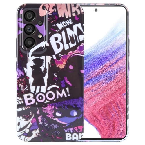 Funda para Teléfono Samsung Galaxy A53 5G PC con Orificio Preciso y Patrón Pintado (Comics Umbrella Boy)