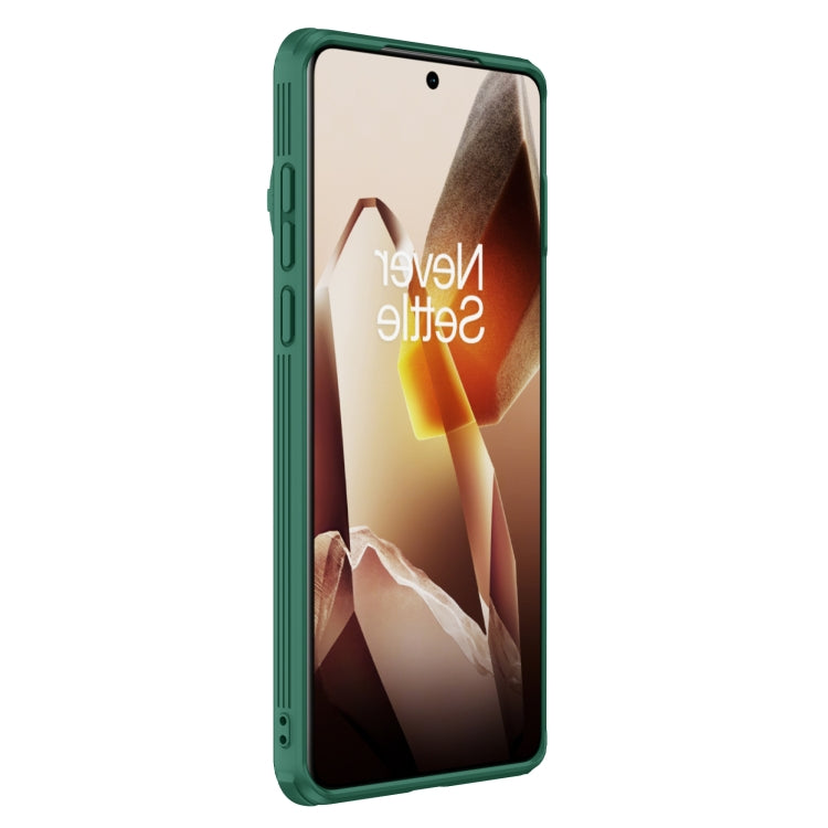 Funda para Teléfono Nillkin Camshield Prop Magsafe con Soporte Magnético para OnePlus 13 (Verde)