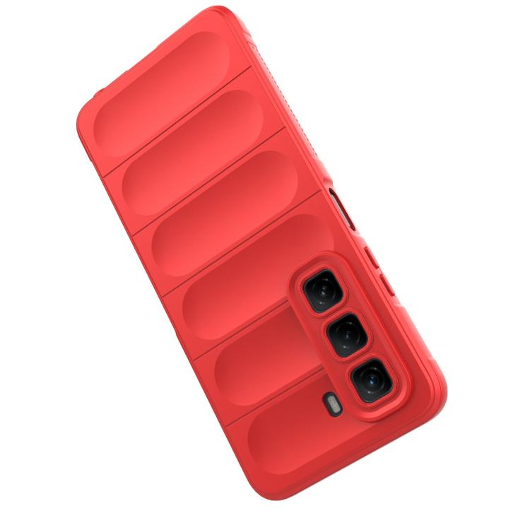 Funda TPU y Franela Protección Mágica Global para Infinix Hot 50 4G (Gris Oscuro)