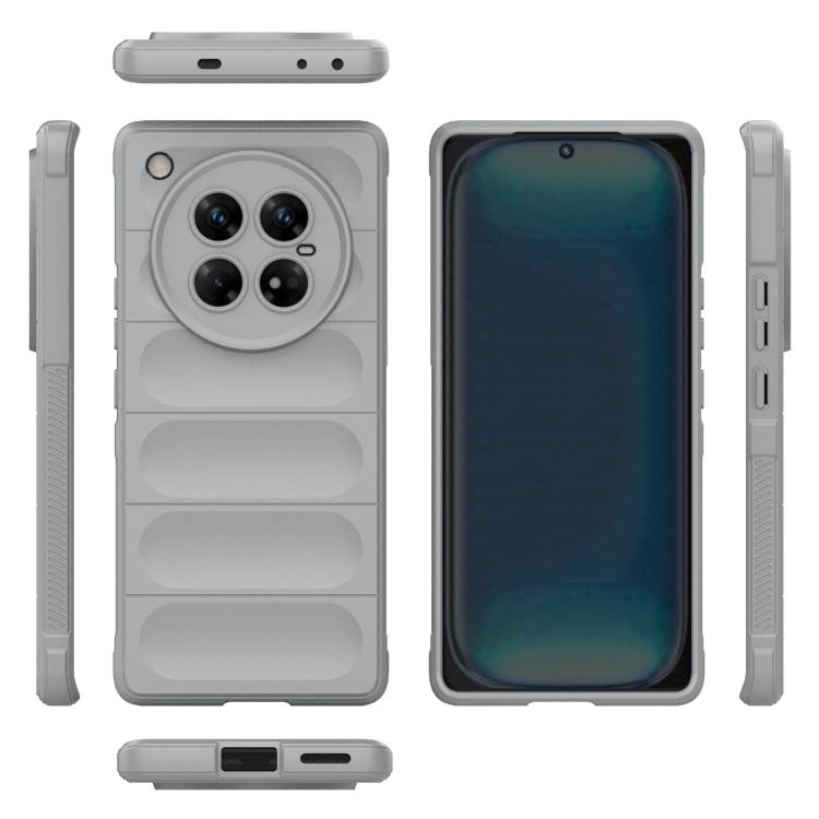 Funda TPU y Franela con Protección Mágica Global para Infinix Zero 40 5G (Gris)