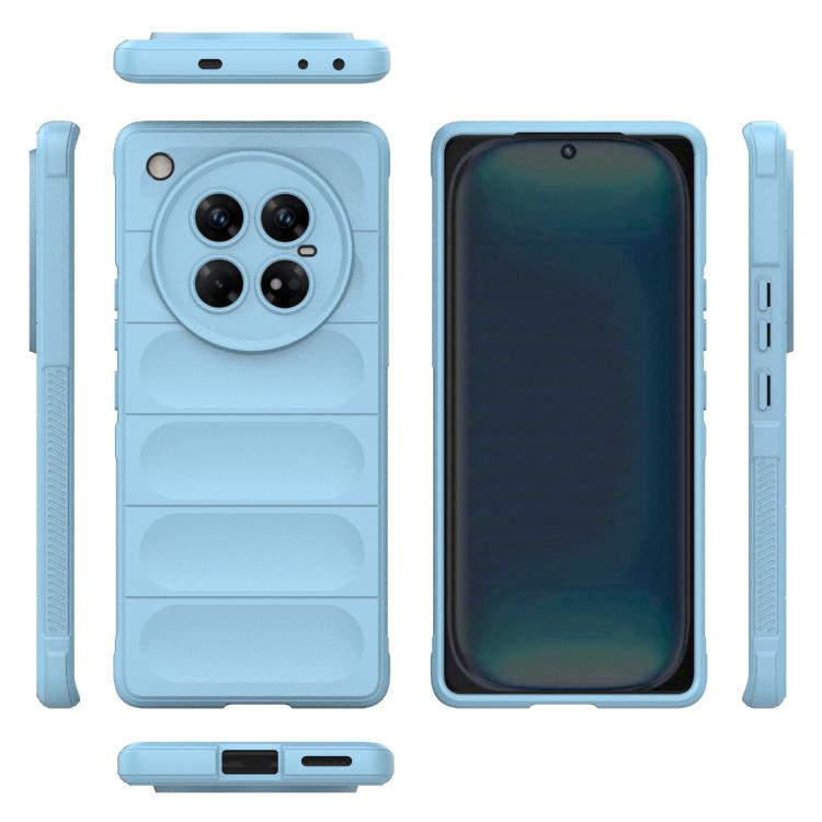 Funda TPU + Franela para Infinix Zero 40 5G Global Magic Shield (Azul Claro)