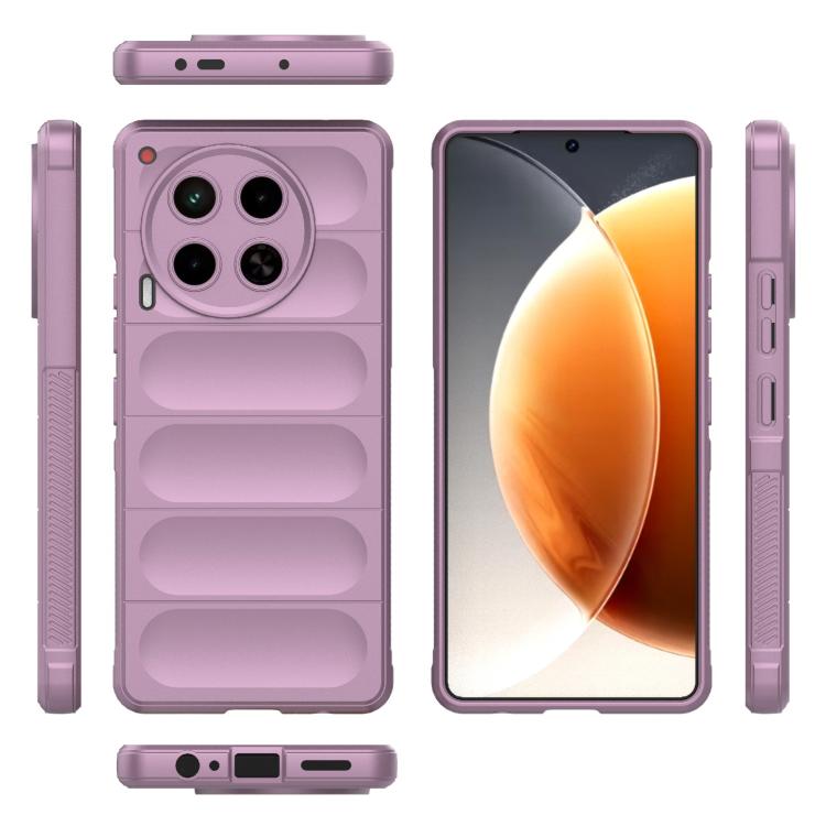 Funda TPU + Franela Protección Mágica Global para Tecno Camon 30 4G (Morada)