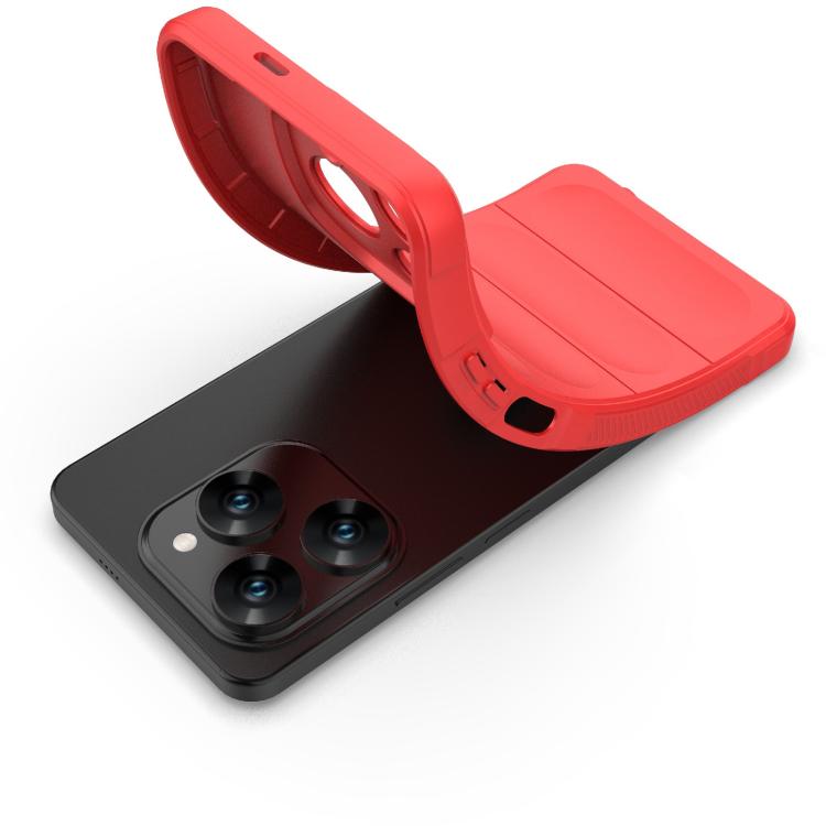 Funda TPU + Franela Tecno Spark 20 Pro 4G Protección Mágica Global (Roja)