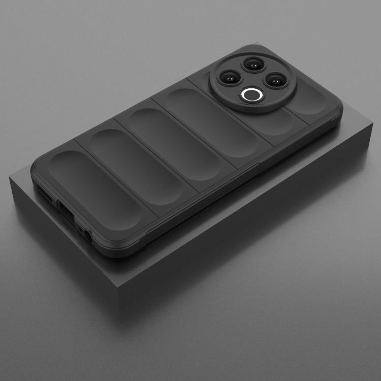 Funda TPU + Franela con Protección Mágica Global para Tecno Spark 30 Pro (Negra)