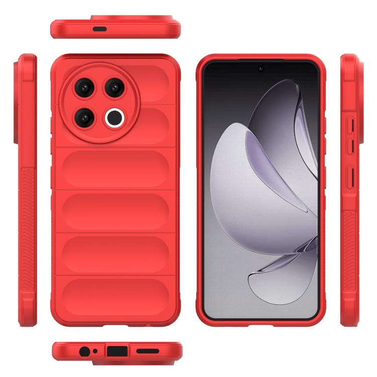 Funda TPU + Franela Tecno Spark 30 Pro Protección Mágica Global (Roja)