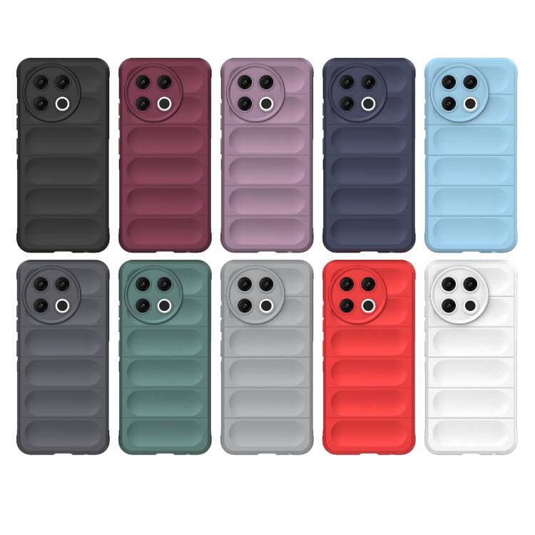 Funda TPU + Franela Tecno Spark 30 Pro Protección Mágica Global (Roja)