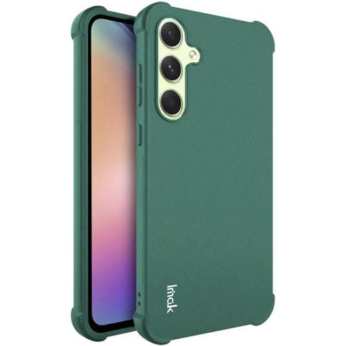 Funda para Teléfono Samsung Galaxy A35 5G Imak Airbag TPU a Prueba de Golpes (Verde Mate)