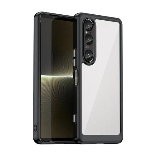 Funda Híbrida TPU Acrílico Sony Xperia 1 Vi Serie Colorida (Negra)