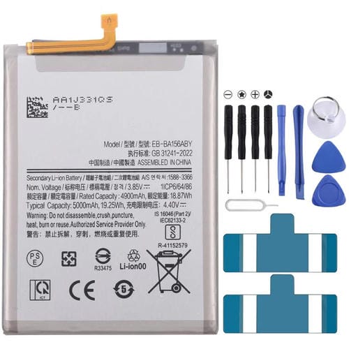 Reemplazo de batería de 5000 mAh para Galaxy A15 4G A155F / 5G A156B