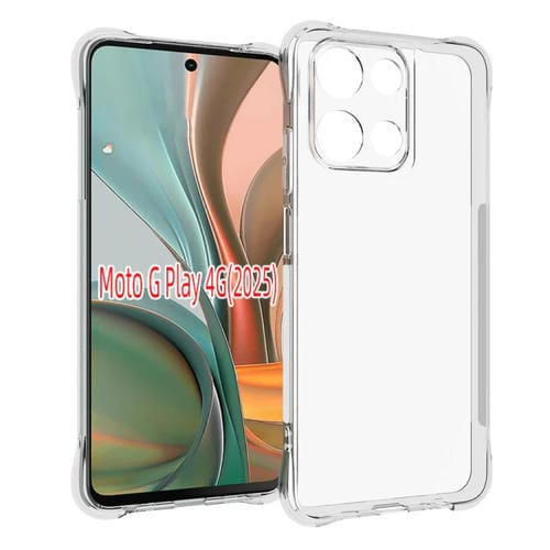 Funda TPU Antideslizante Motorola Moto G Play 4G (2025) a Prueba de Golpes (Transparente)