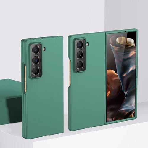 Funda para Teléfono Samsung Galaxy Z Fold Tacto Especial Cobertura Total PC (Verde Bosque)