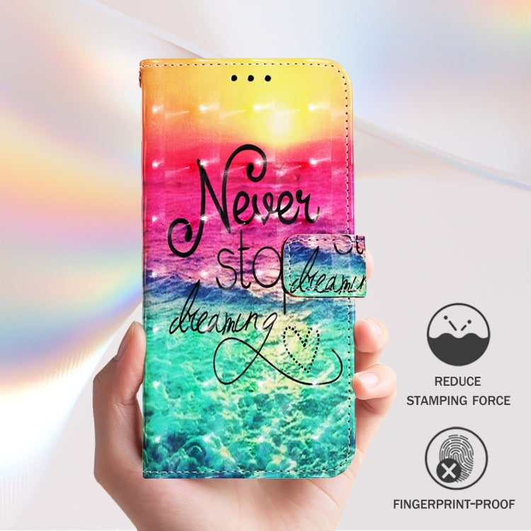 Funda de Cuero con Tapa Horizontal y Pintura 3D para OnePlus Nord N10 5G (Chasing Dreams)