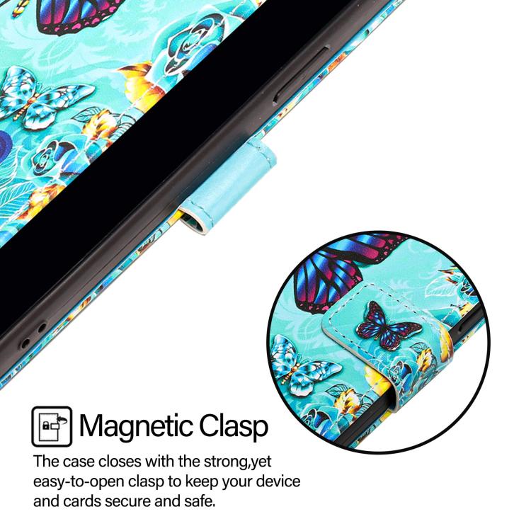 Funda de Teléfono Cuero OnePlus 13R Ace 5 5 Pro Patrón Mariposa Cariñosa